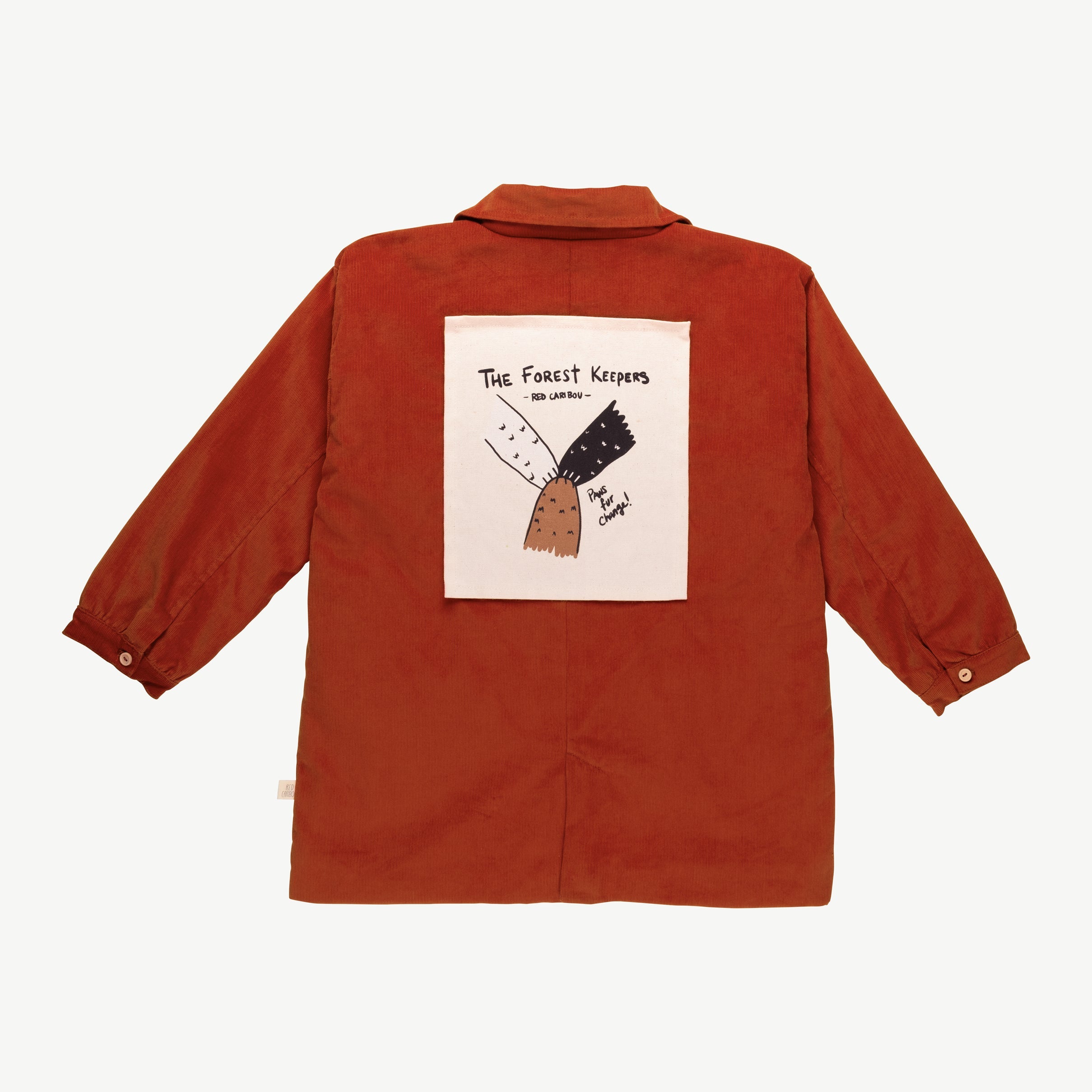 Abrigo de corduroy 'amazed racoon' autum glaze