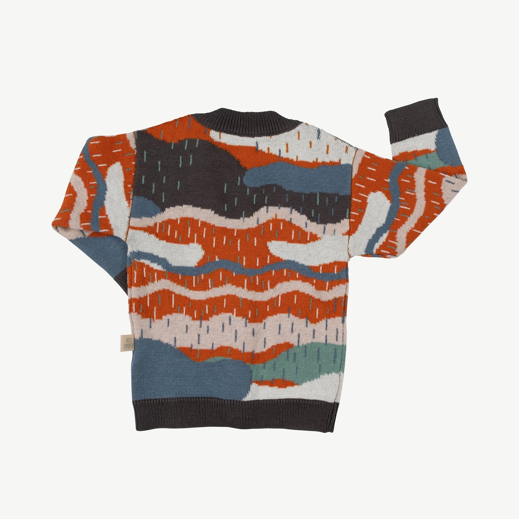 Cardigan tejido 'redwoods' dark shadow