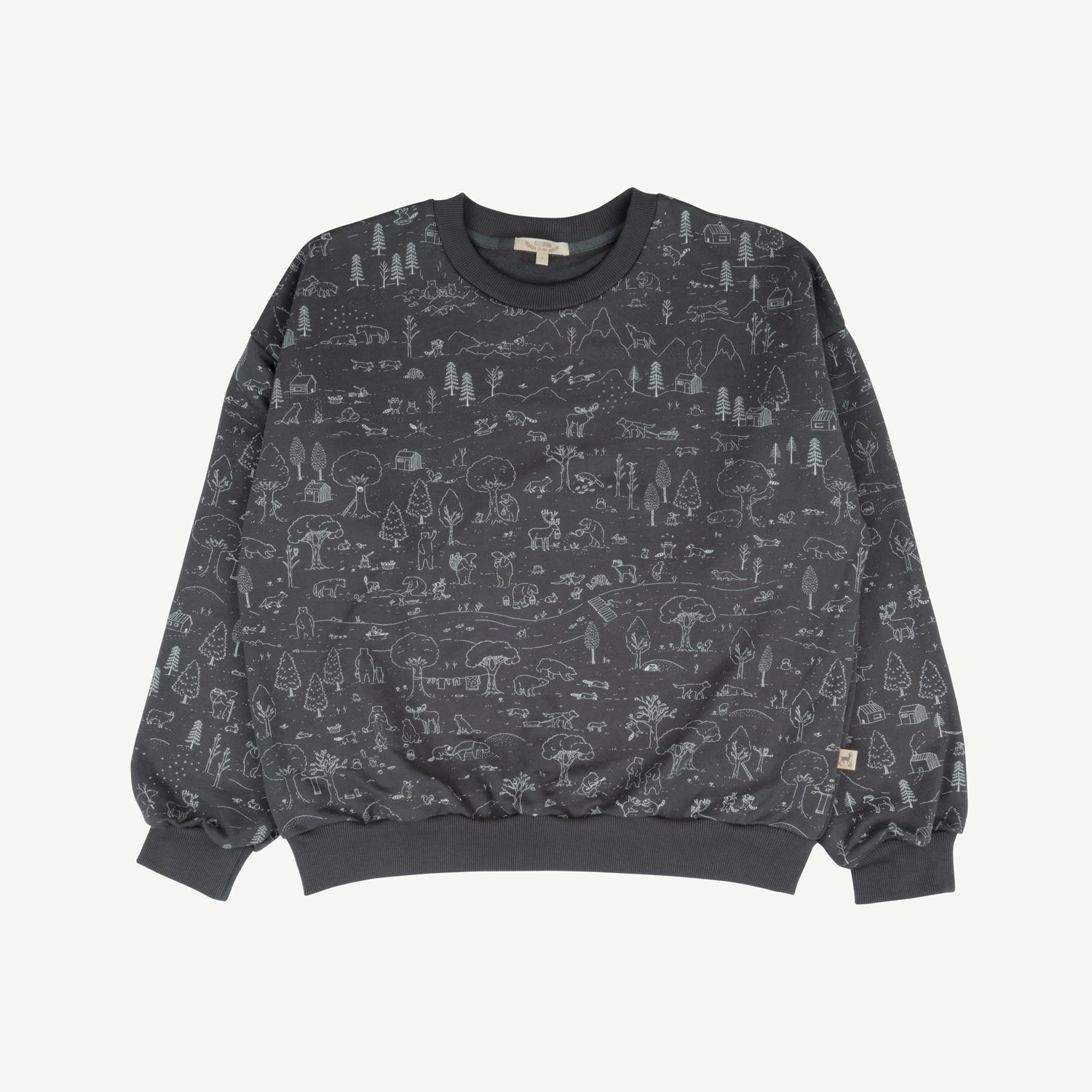 Sweatshirt 'the story' dark shadow