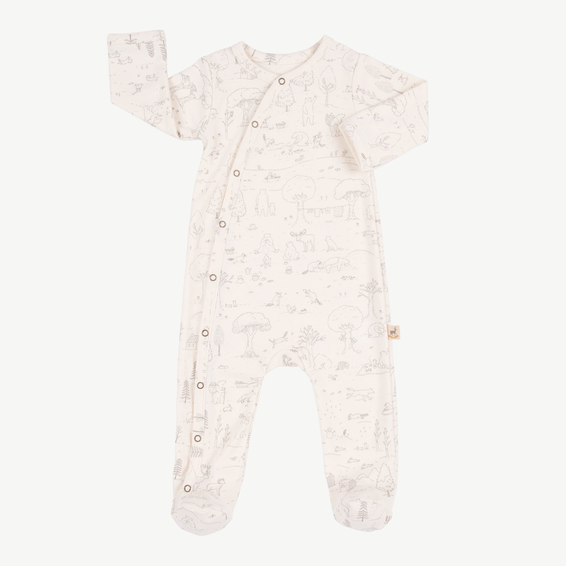 Enterizo con pies 'the story' sea salt