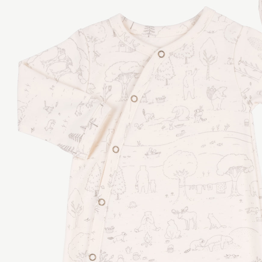 Enterizo con pies 'the story' sea salt