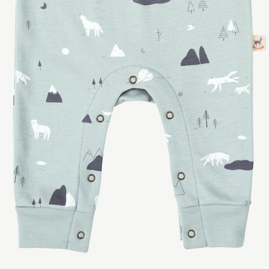 Enterizo 'guardian wolves' gray mist