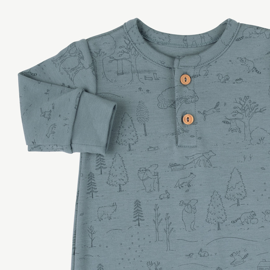 Enterizo 'the story' blue mirage