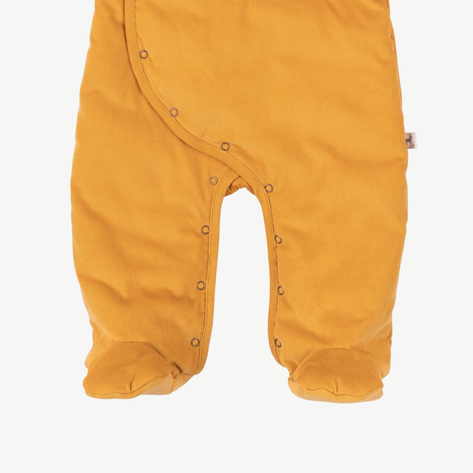 Enterizo acolchado de corduroy 'amazed racoon' arrowwood