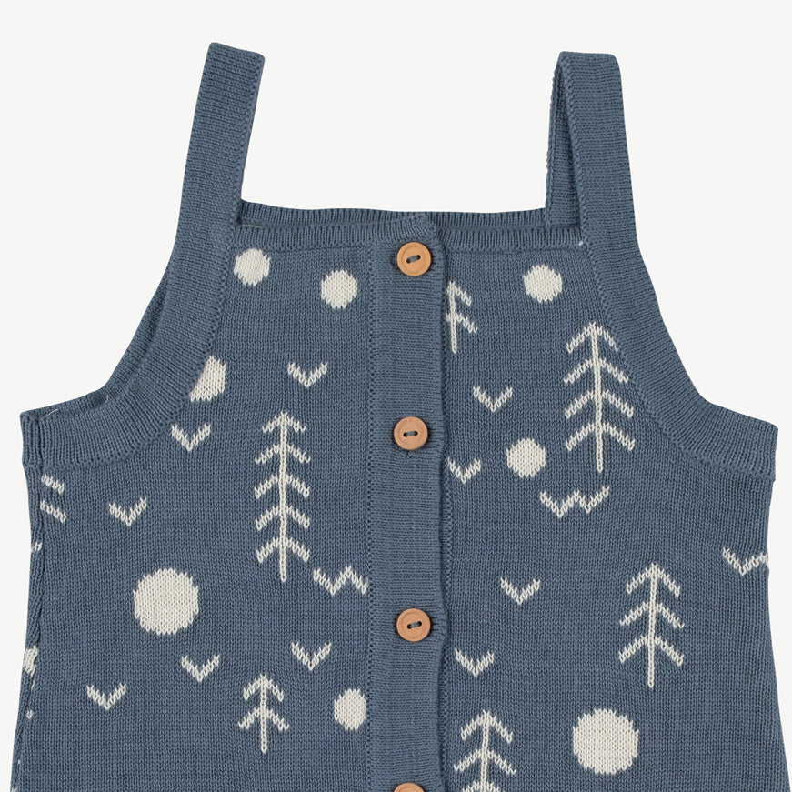 Jumper tejido 'the woods' blue mirage