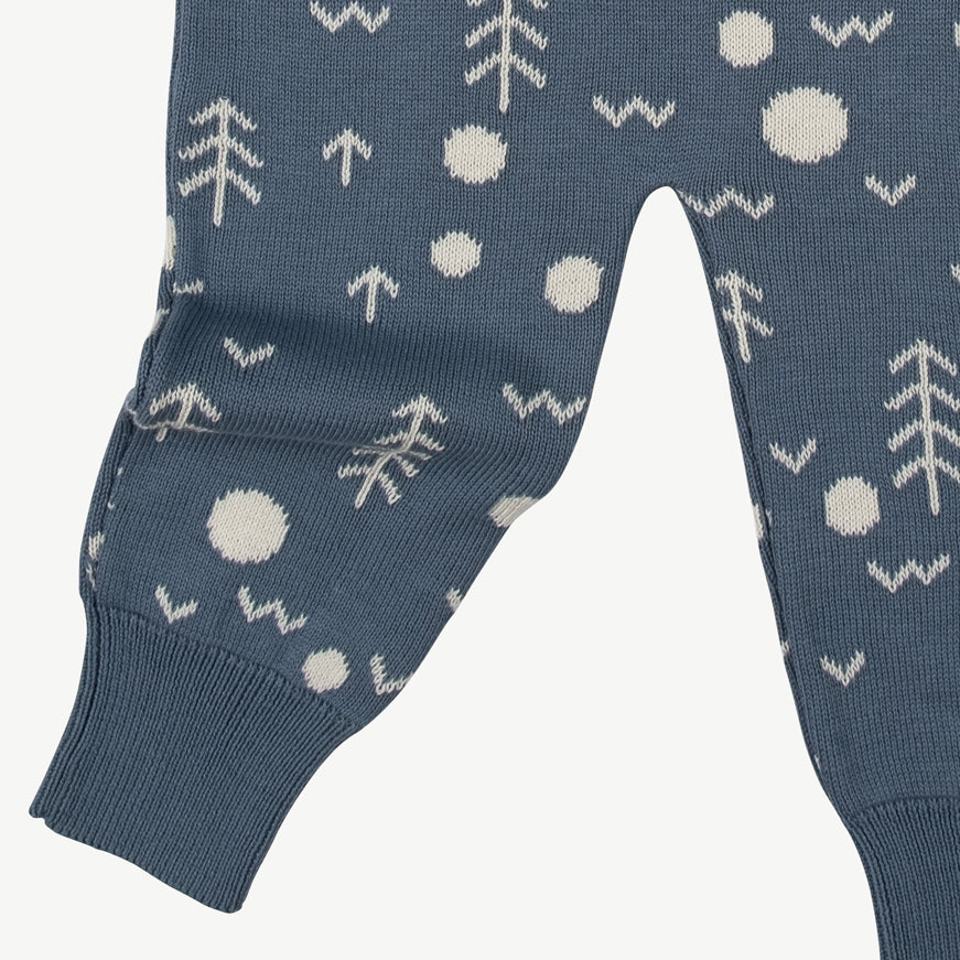 Jumper tejido 'the woods' blue mirage