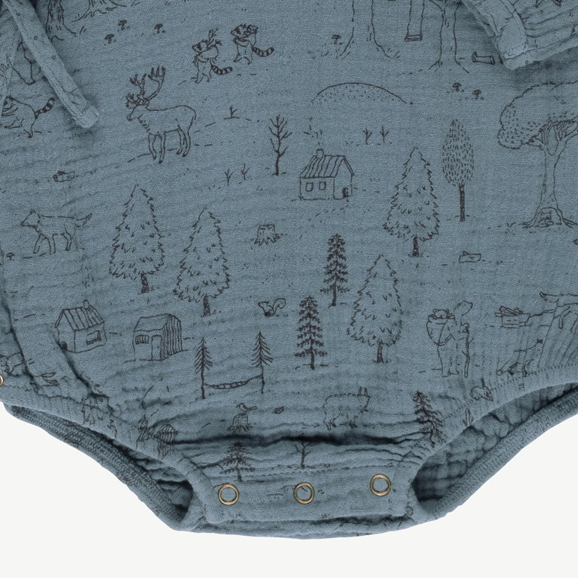 Body kimono 'the story' blue mirage