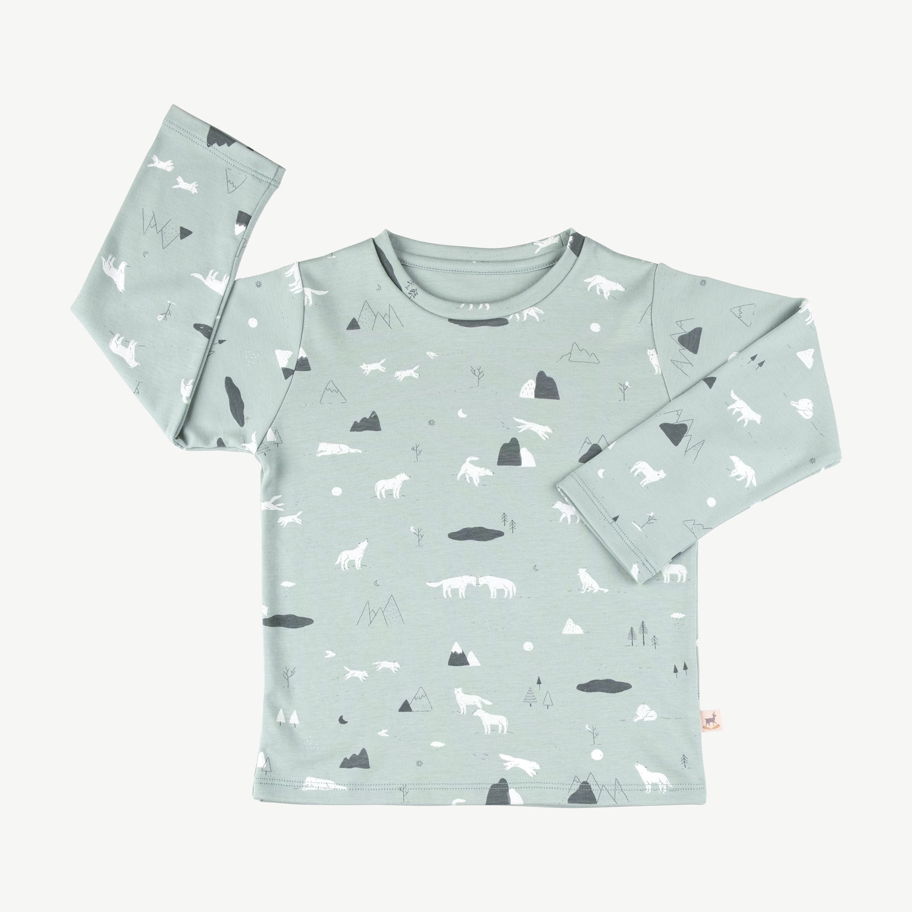 Polo 'guardian wolves' gray mist