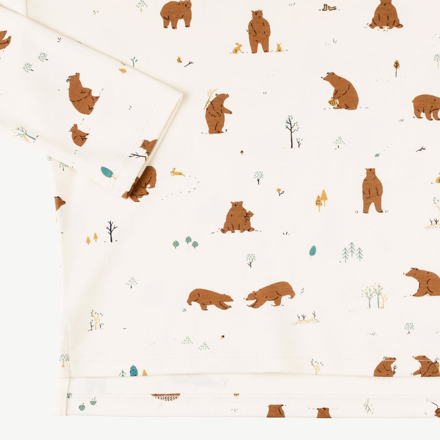 Polo oversized 'forester bears' sea salt