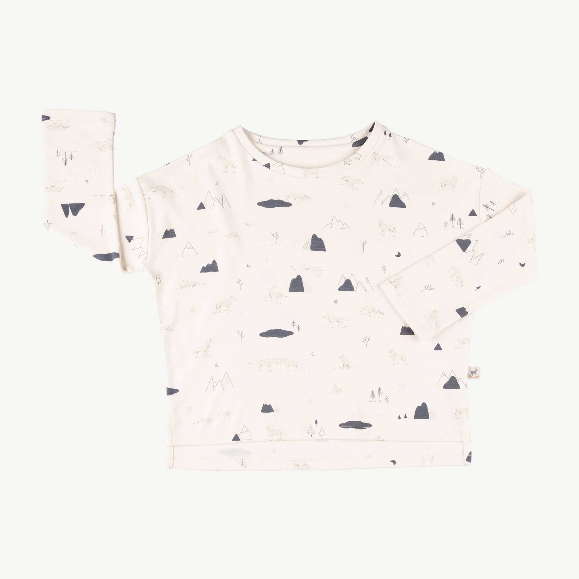 Polo oversized 'guardian wolves' sea salt