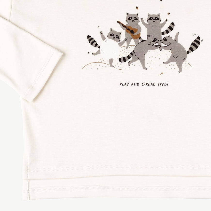 Polo oversized 'play and spread seeds' sea salt