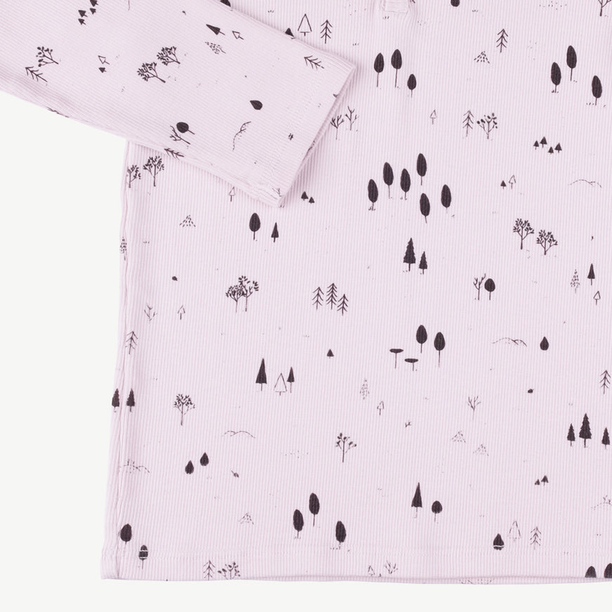 Polo henley 'the woods' orchid ice