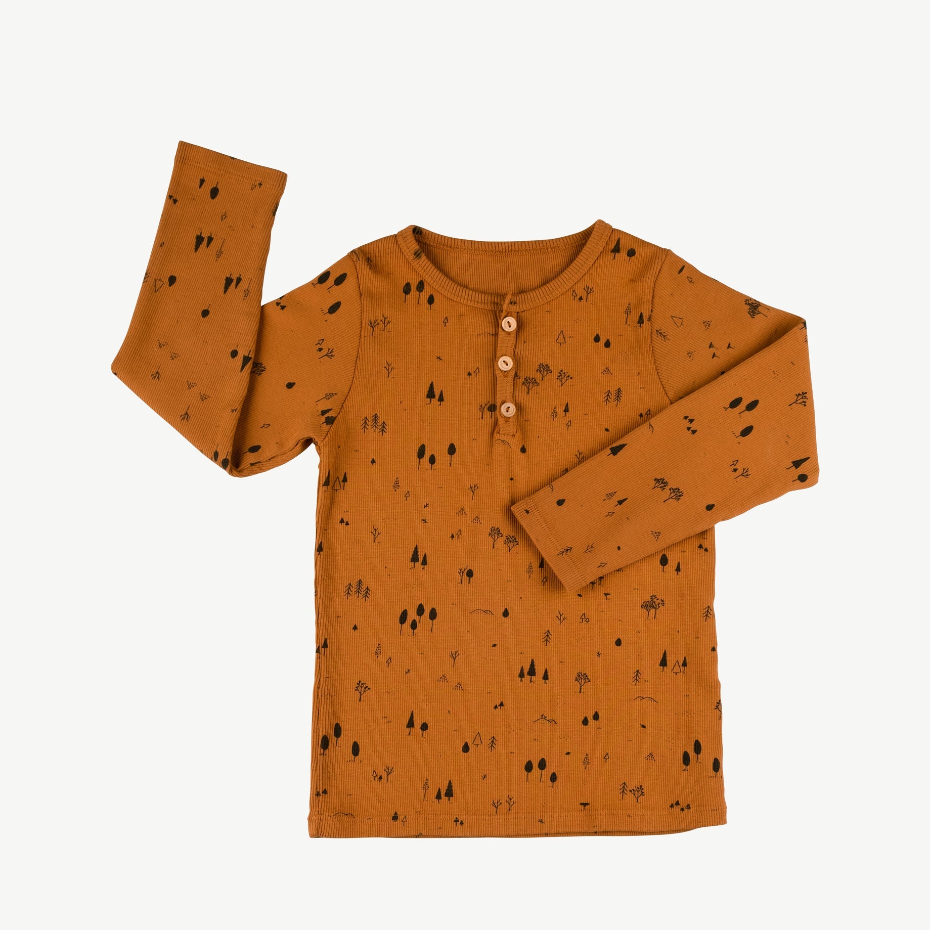 Polo henley 'the woods' sugar almond