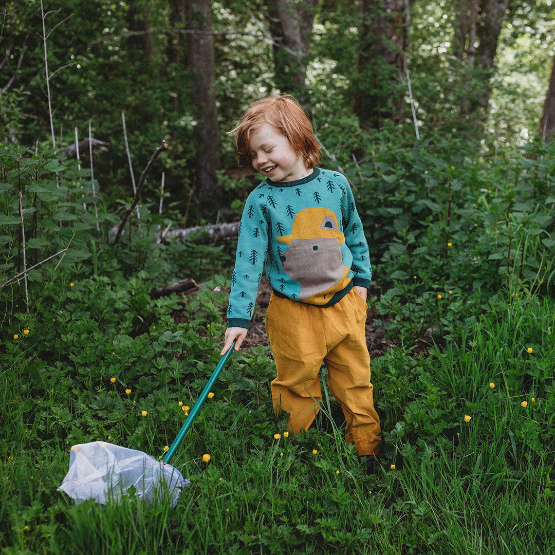 Pantalón corduroy 'amazed racoon' arrowwood