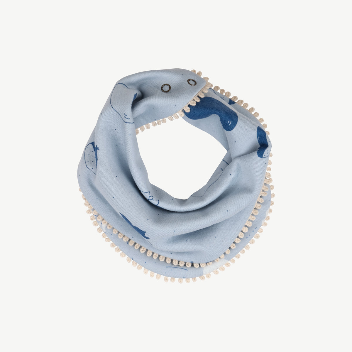 Bandana ‘Moonlit Usagi’ (Conejos) Celestial Blue