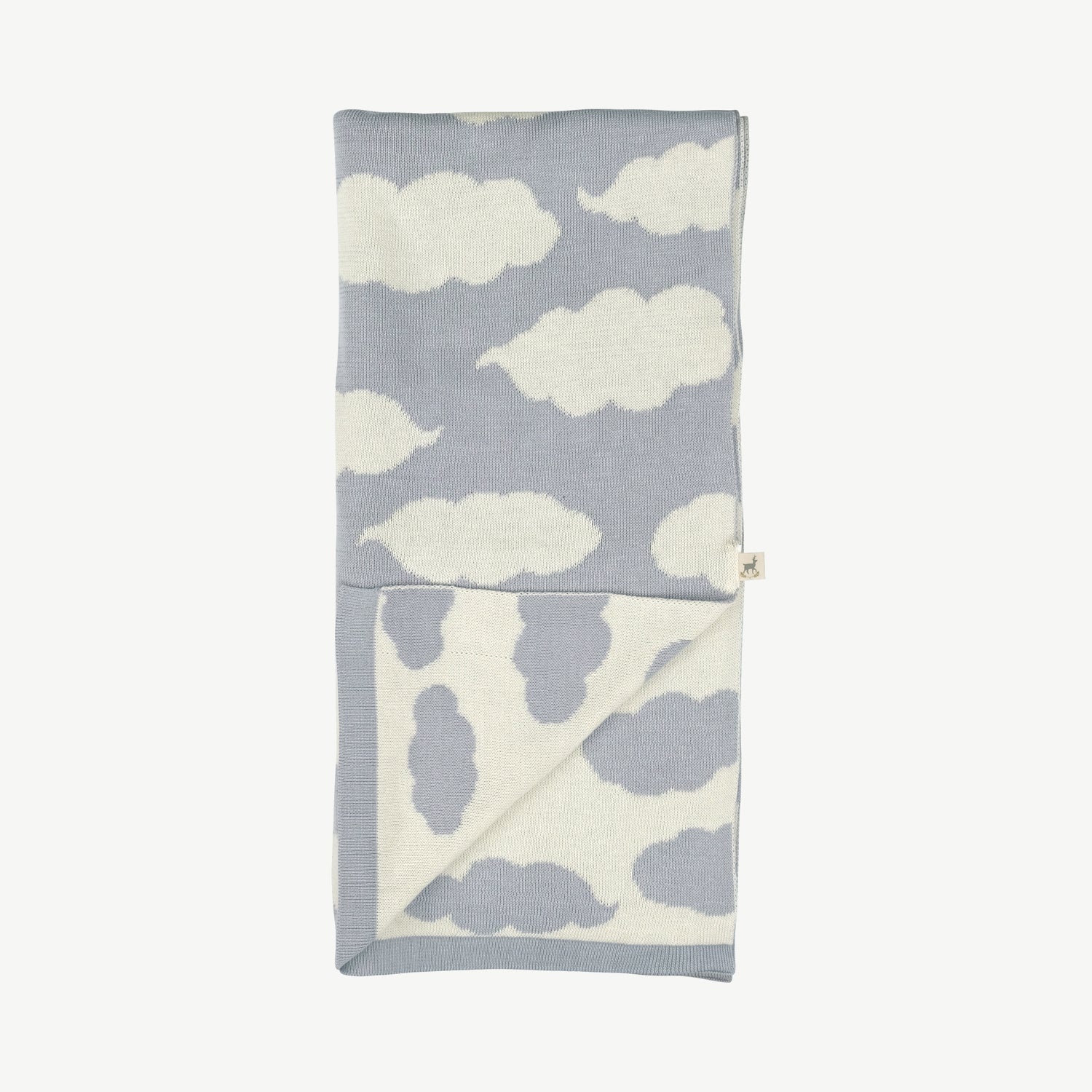 Manta Tejida 'Nubes' Gray