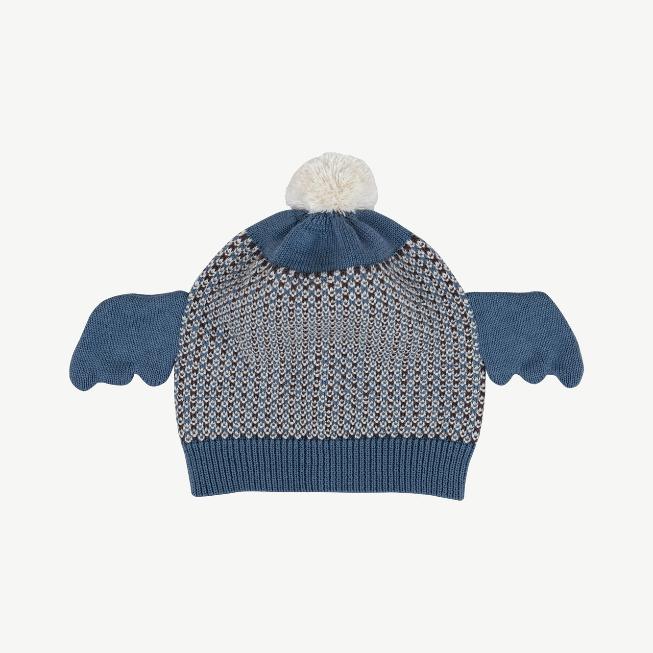 Gorrito de alitas Tejido de Bebé ‘Multi' Blue Mirage