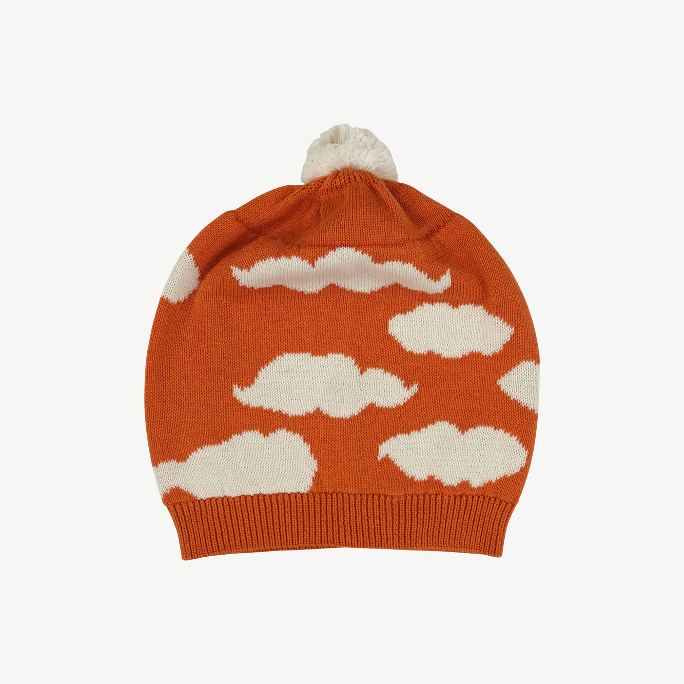 Gorrito Tejido de Bebé 'Nubes' Rust