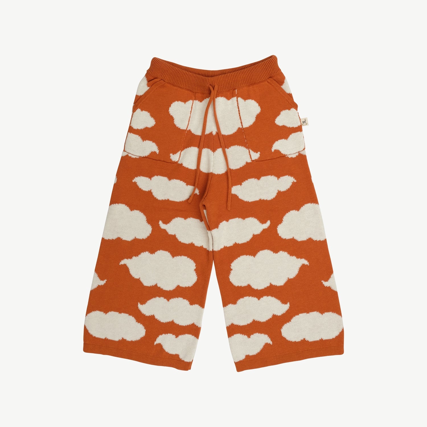 Pantalón Tejido 'Nubes' Rust