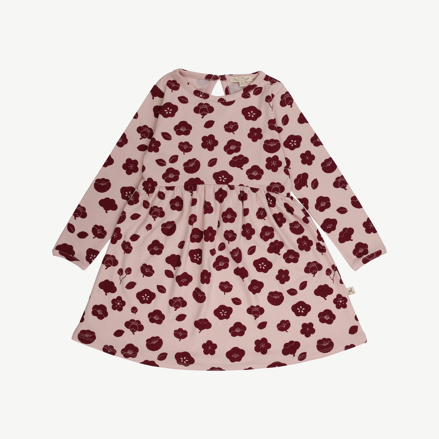 Vestido ‘Plums in Bloom' (Flores) Peach Whip