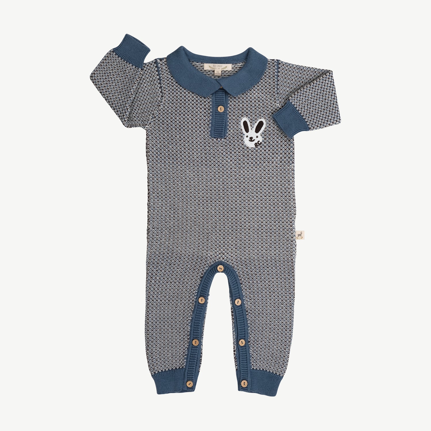 Enterizo Tejido de Bebé ‘Multi' Blue Mirage