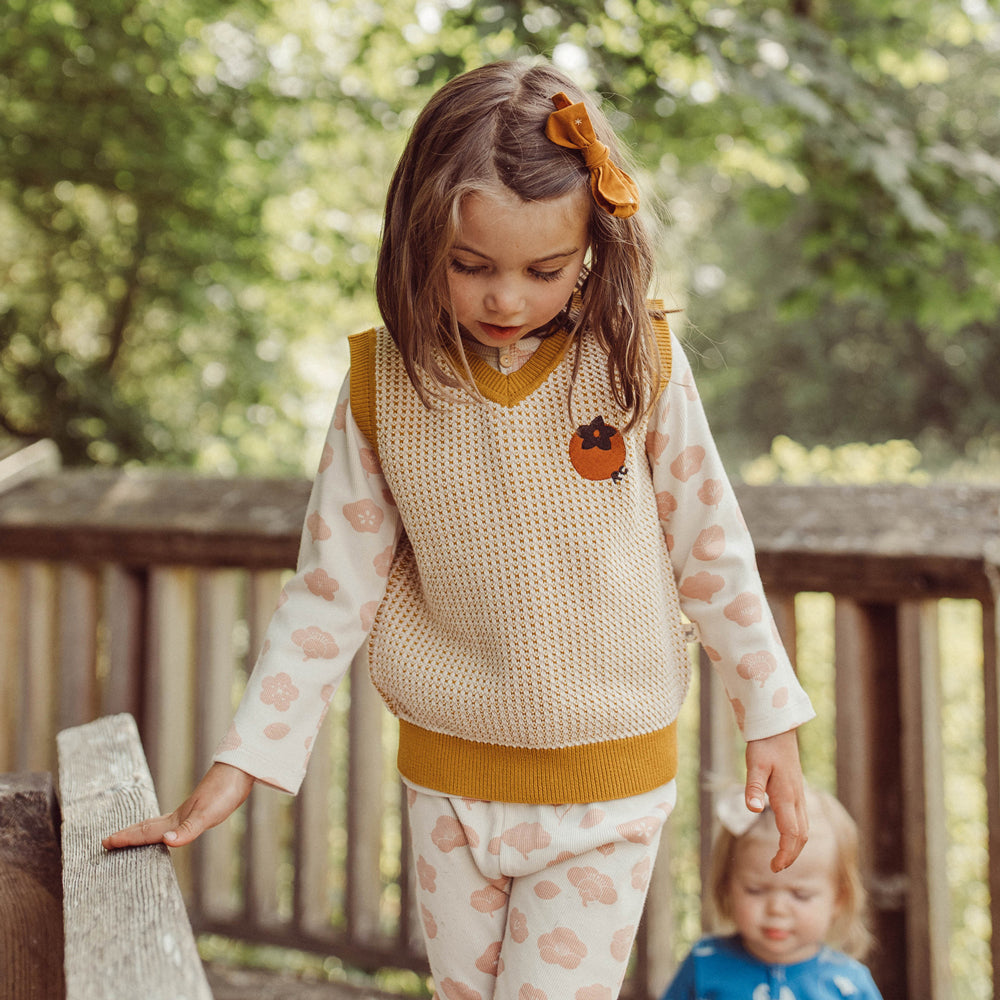 Chaleco Tejido ‘Multi' Mustard