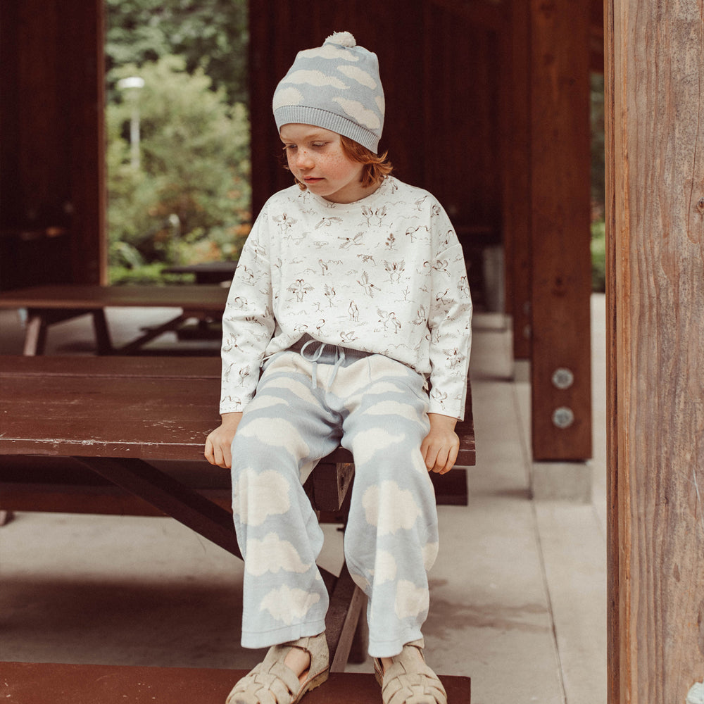 Pantalón Tejido 'Nubes' Gray