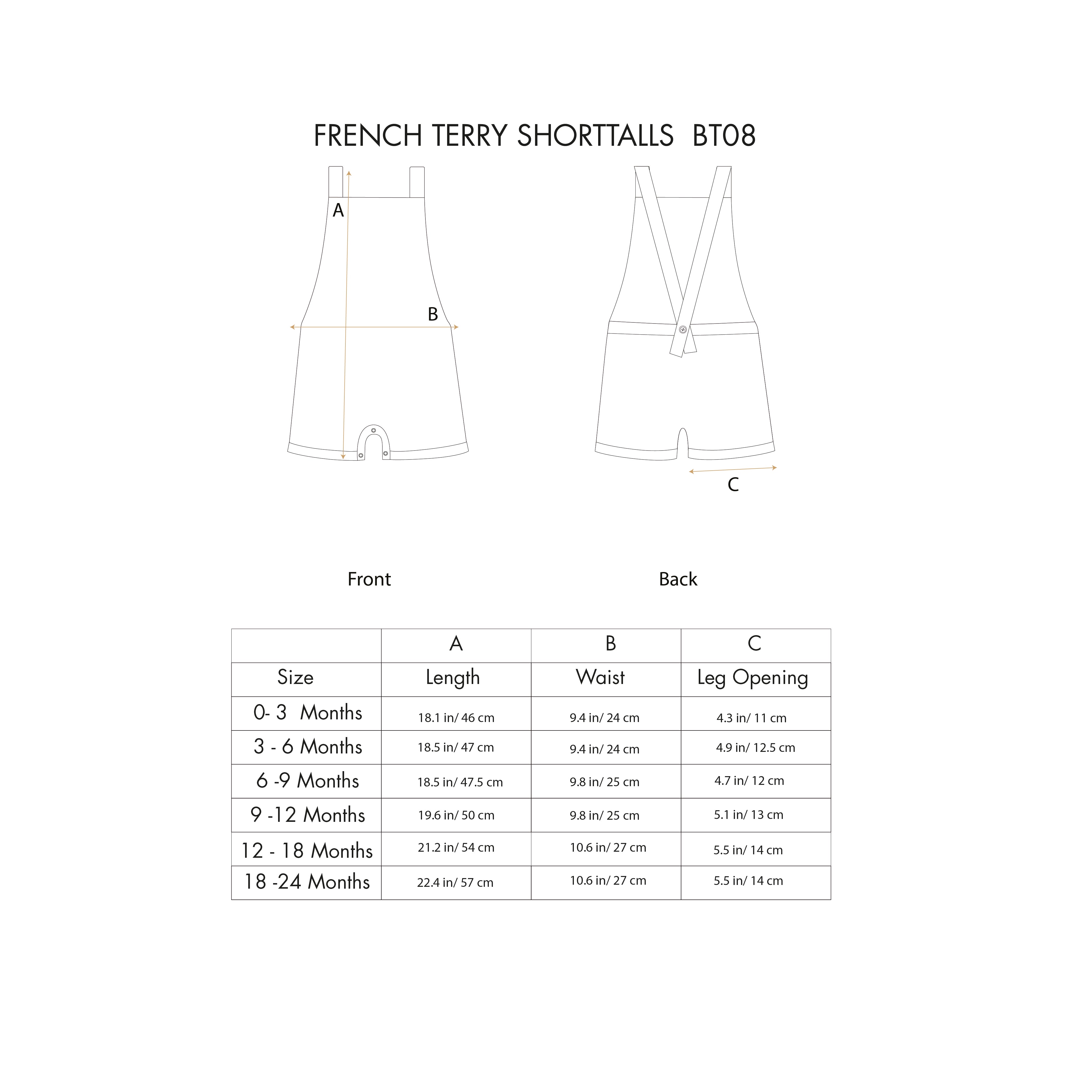 Overol 'cacti garden' rose dawn