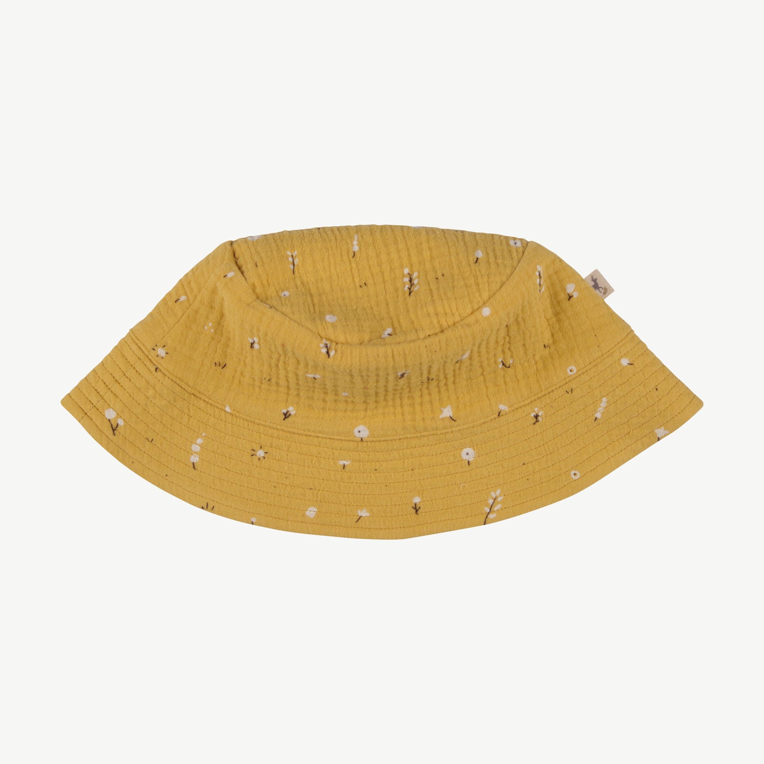 Gorro de muselina 'dusty bloom' amber yellow