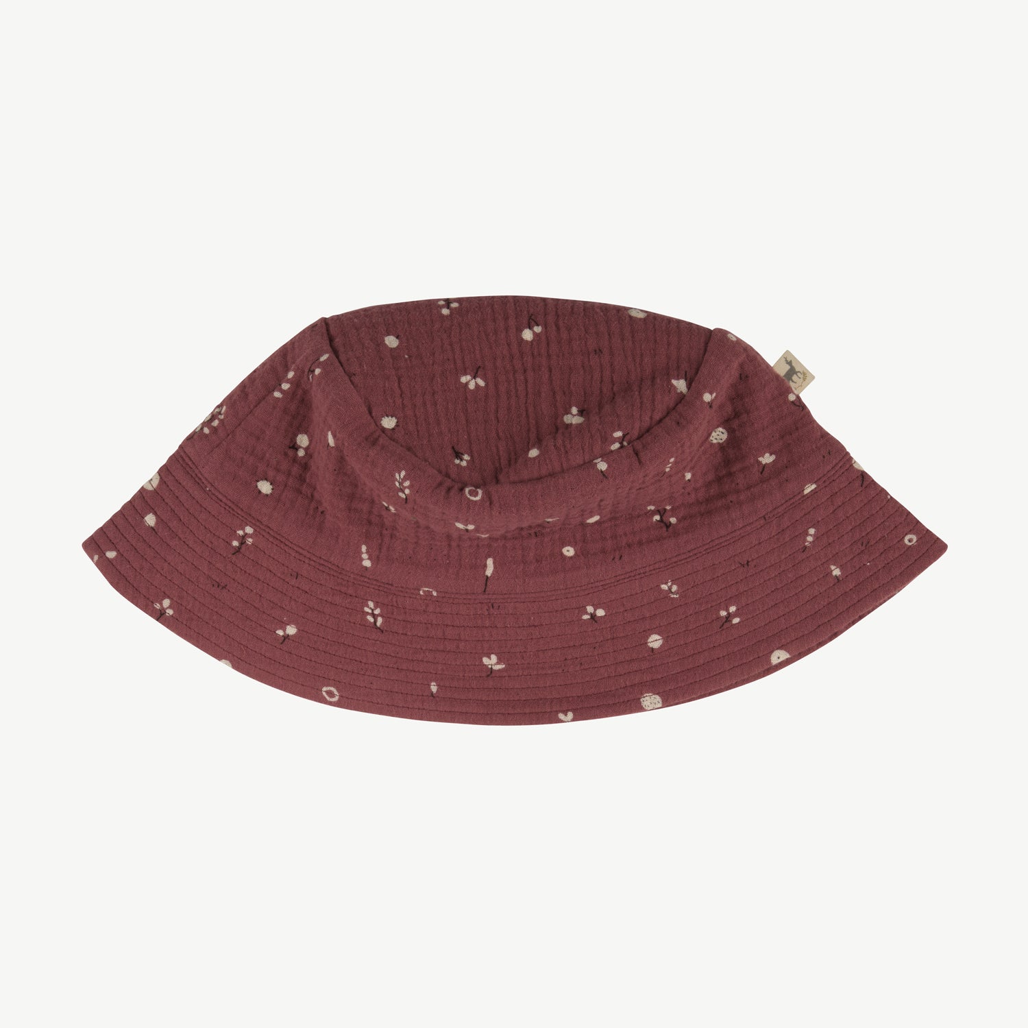 Gorro de muselina 'dusty bloom' light mahogany