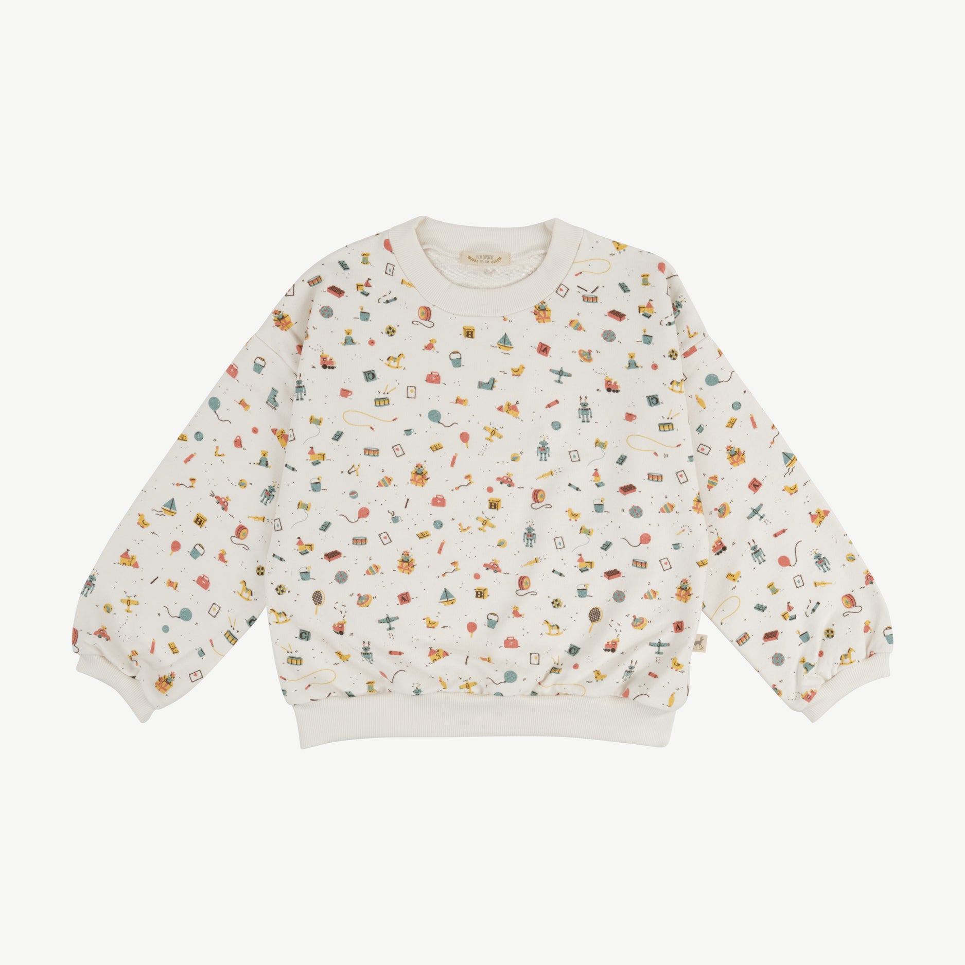 Sudadera 'bygone toys' whisper white