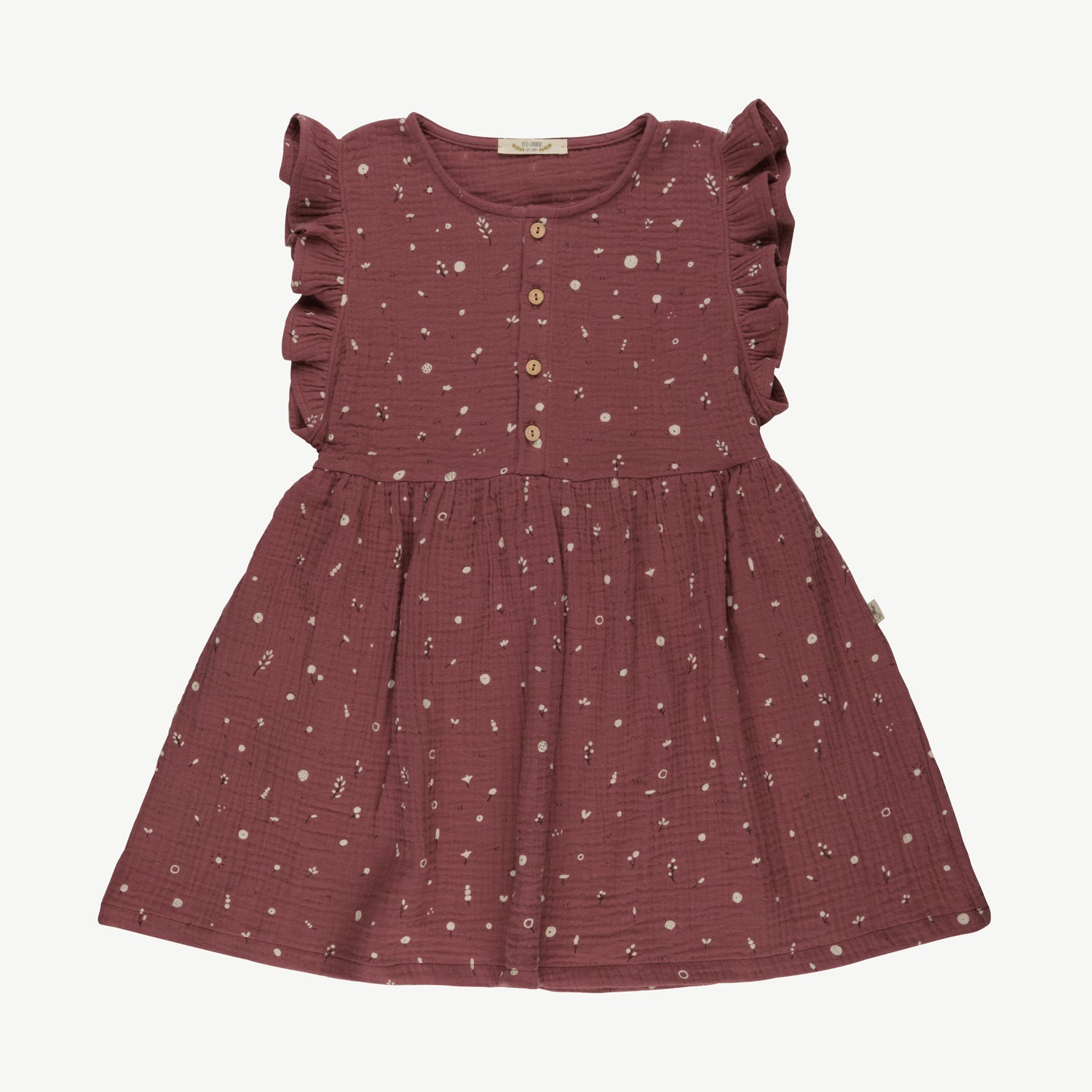 Vestido 'dusty bloom' light mahogany