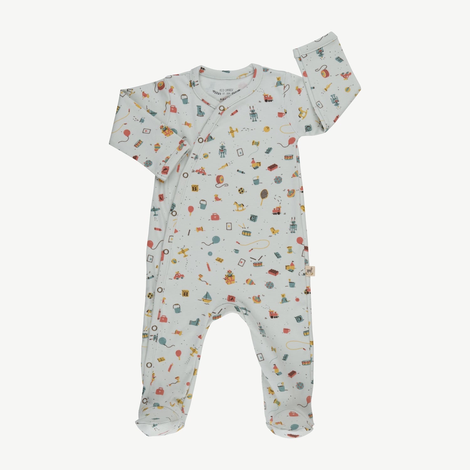 Enterizo con pies 'bygone toys' sky splash