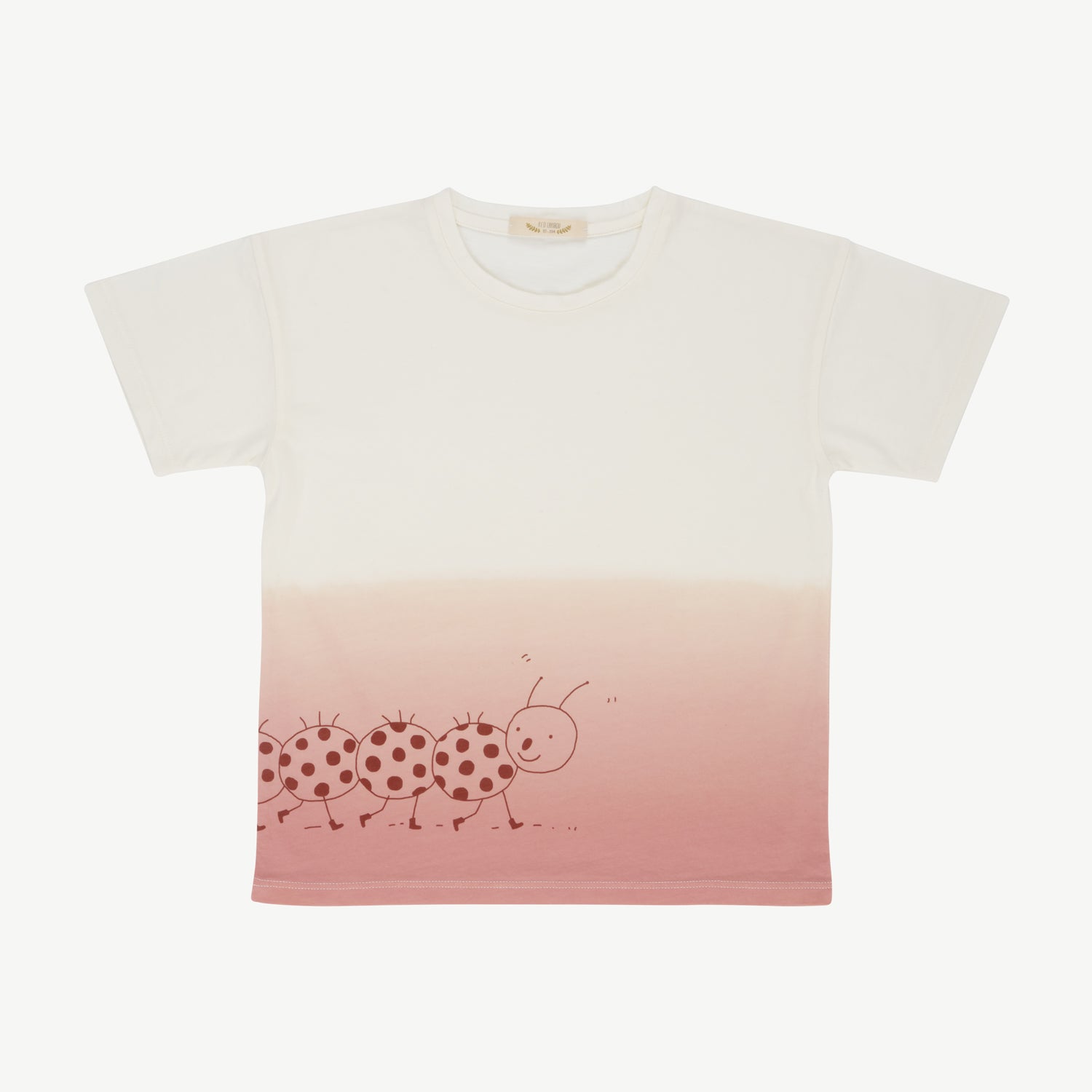 Polo 'caterpillar' dip dye ash rose