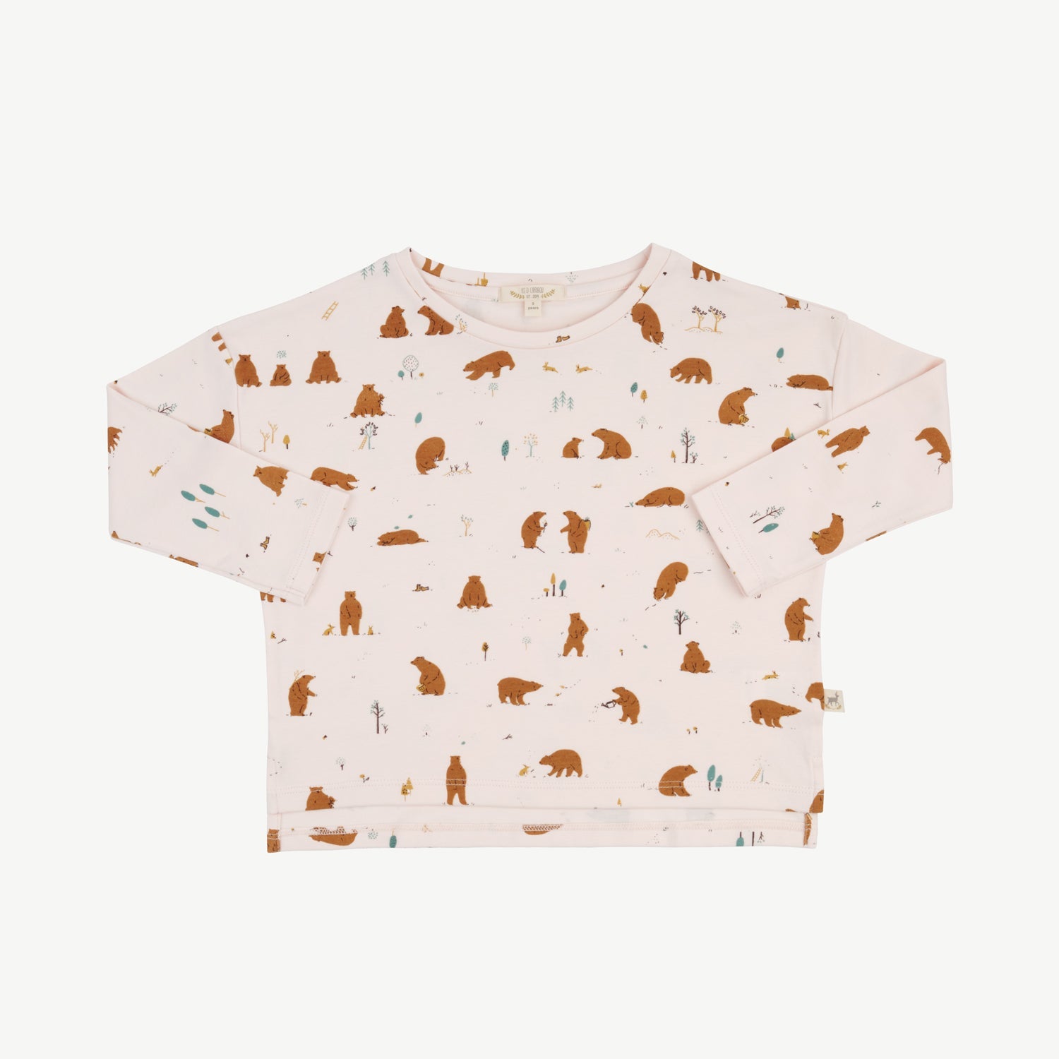 Polo oversized 'forester bears' pearl